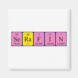 Serafin periodic table name magnet