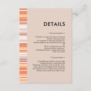 Serape Fall Season   Details Enclosure Card