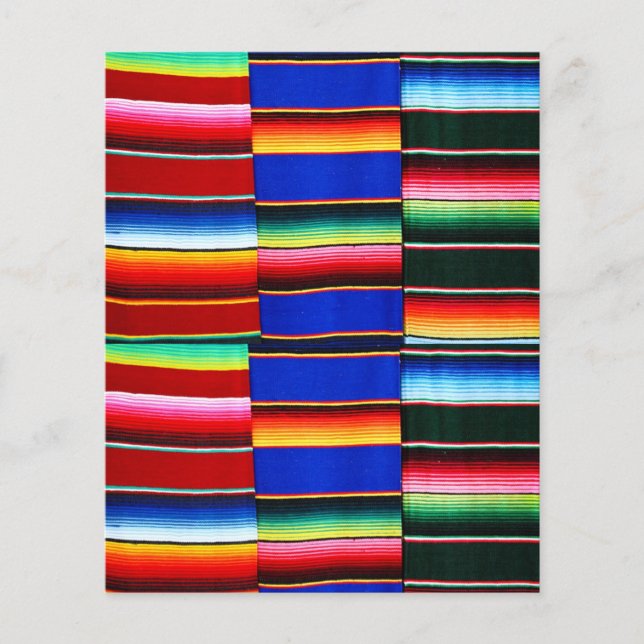 Serape stripes scrapbook paper (Front)