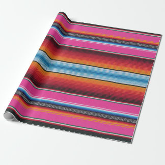 Serape wrapping paper   Pink