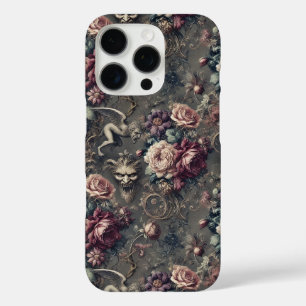 Seraph Hunting – Gothic Floral Design iPhone 16 Pro Case