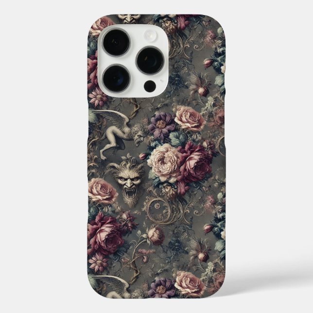 Seraph Hunting – Gothic Floral Design Case-Mate iPhone Case (Back)