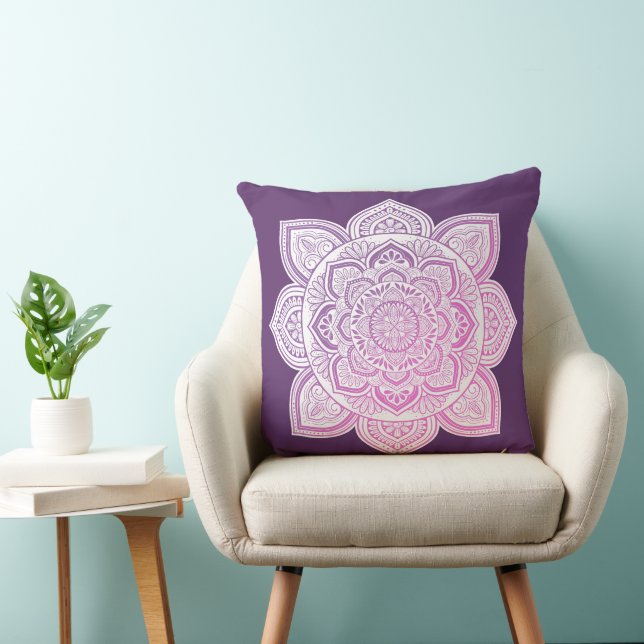 Seraphiine Mandala Throw Pillow (Chair)