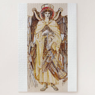 Seraphim Angel surround the Divine Throne Jigsaw Puzzle