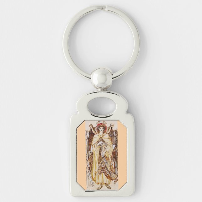 Seraphim Angel surround the Divine Throne Key Ring (Front)