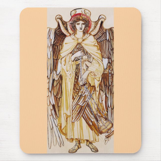 Seraphim Angel surround the Divine Throne Mouse Pad (Front)
