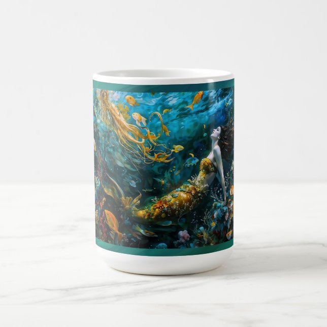 “Seraphina” – Beautiful Mystical Mermaid Coffee Mug (Center)