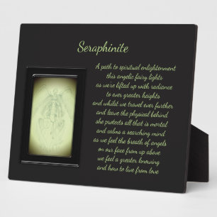 Seraphinite Crystal Fairy Plaque