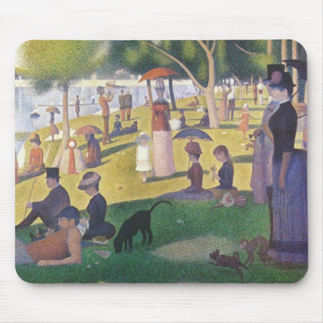 Seraut "Sunday Afternoon on the Island" Mouse Pad (Front)