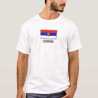 serb flag 3, SERBIAN T-Shirt