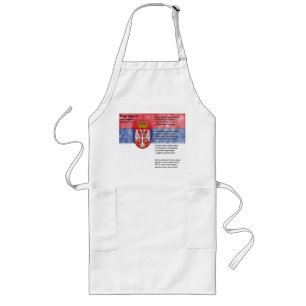 Serbia - Боже правде Long Apron