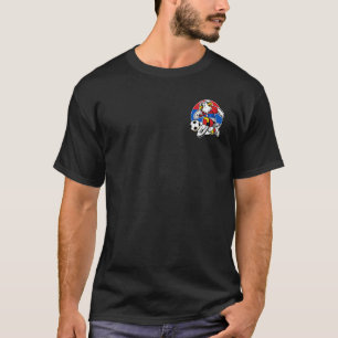 Serbia 2022 Serbia Football With Flag T-Shirt