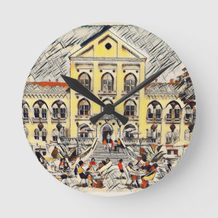 Serbia, Arandjelovac, Staro Zdanje Round Clock