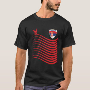 Serbia Basketball Jersey Srbija Basketball Flag Gi T-Shirt