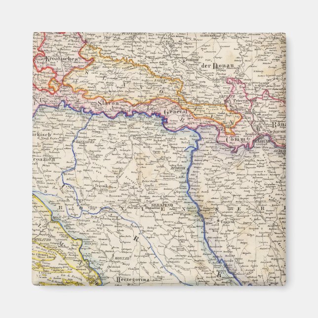 Serbia, Bosnia Magnet (Front)