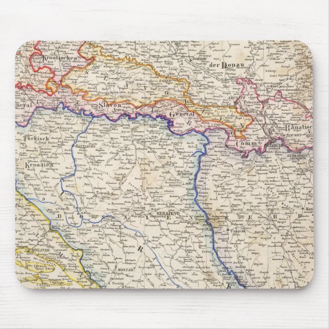 Serbia, Bosnia Mouse Pad (Front)