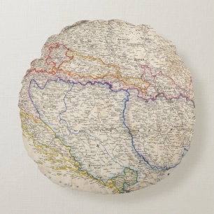 Serbia, Bosnia Round Cushion