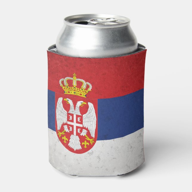 Serbia Can Cooler (Can Front)