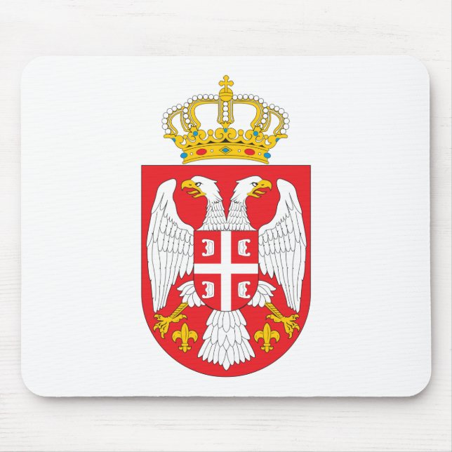 Serbia  Coat of Arms Mousepad (Front)