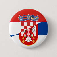 serbia croatia flag country half symbol