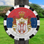Serbia Dartboard & Serbian Flag / game board<br><div class="desc">Dartboard: Serbia & Serbian flag darts,  family fun games - love my country,  summer games,  holiday,  fathers day,  birthday party,  college students / sports fans</div>