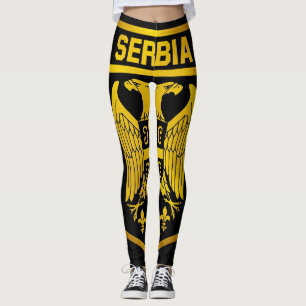 Serbia Emblem Leggings