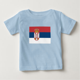 Serbia Flag Baby T-Shirt