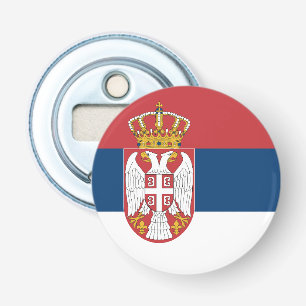Serbia Flag Bottle Opener