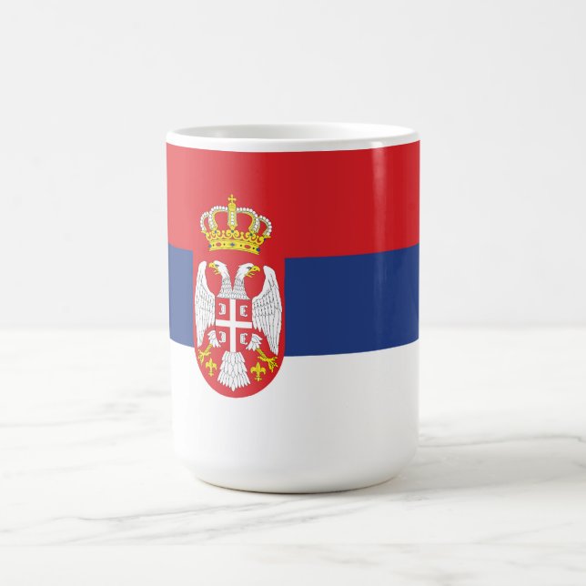 Serbia flag coffee mug (Center)