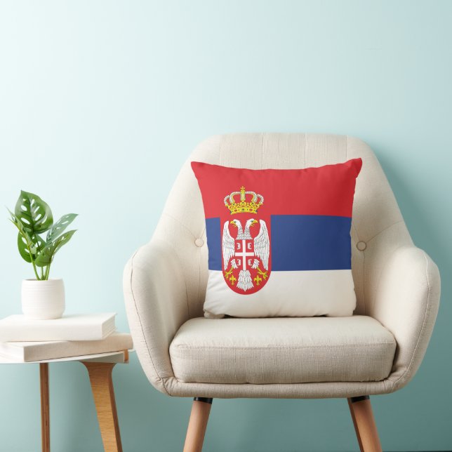 Serbia flag cushion (Chair)