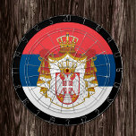 Serbia Flag Dartboard & Serbian / game board<br><div class="desc">Dartboard: Serbia & Serbian flag darts,  family fun games - love my country,  summer games,  holiday,  fathers day,  birthday party,  college students / sports fans</div>