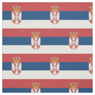 Serbia Flag Fabric