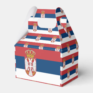 Serbia Flag Favour Box