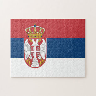 Serbia Flag Jigsaw Puzzle