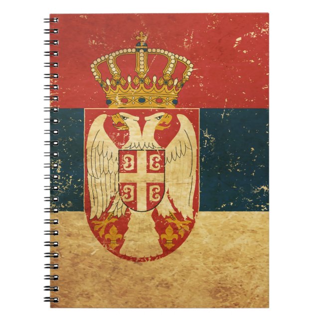 Serbia Flag Notebook (Front)