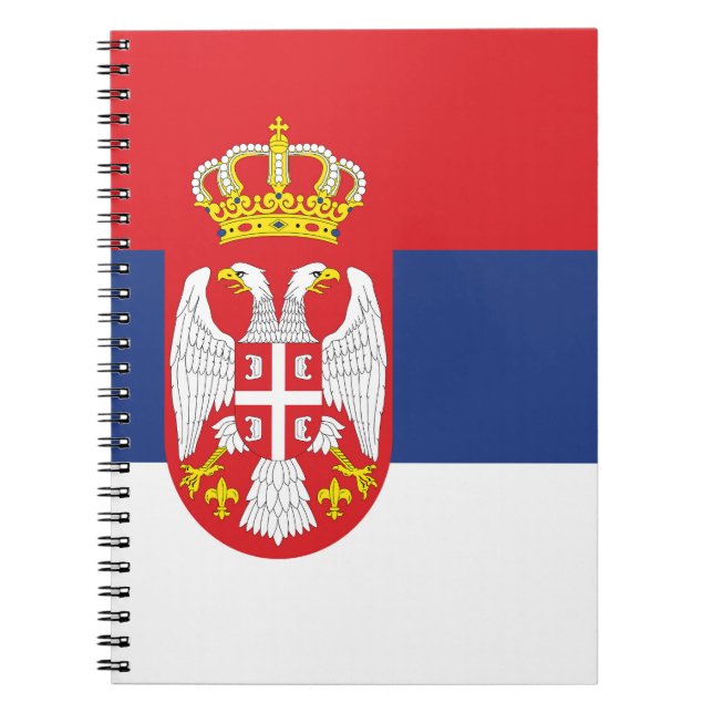 Serbia flag notebook (Front)
