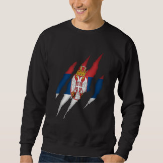 Serbia Flag of Serbia Serbia Flag Sweatshirt