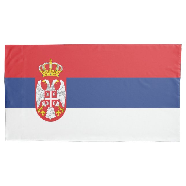 Serbia flag pillowcase (Front)