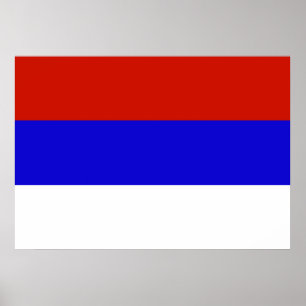Serbia Flag Poster