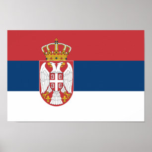 Serbia Flag Poster