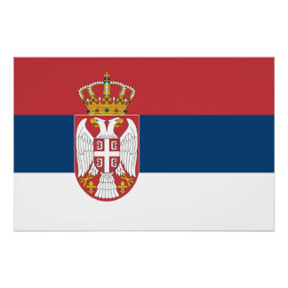 Serbia Flag Poster
