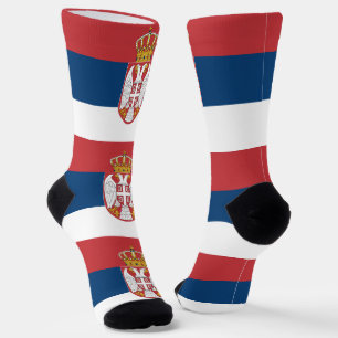 Serbia Flag Socks