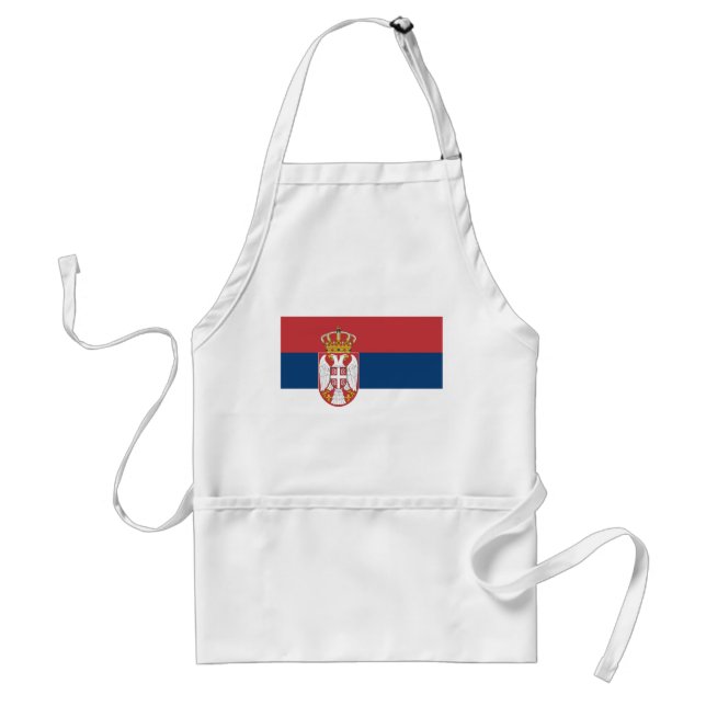 Serbia Flag Standard Apron (Front)