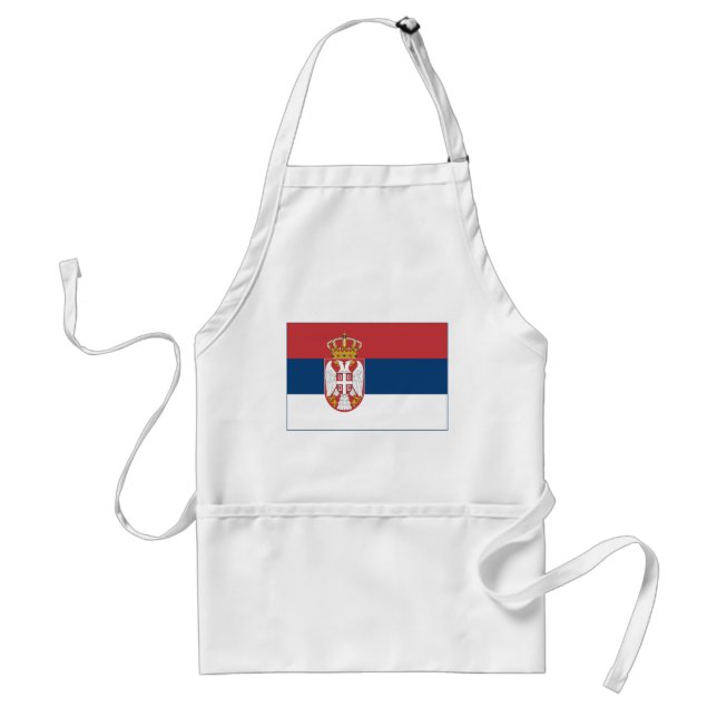 Serbia Flag Standard Apron (Front)
