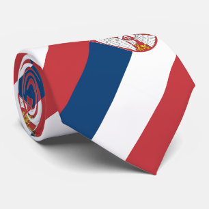 Serbia Flag Tie