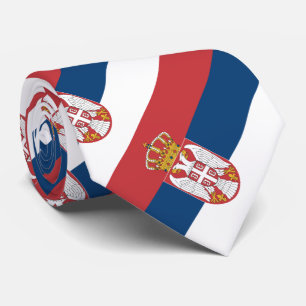 Serbia Flag Tie