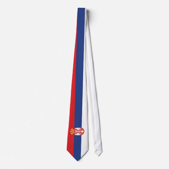 Serbia Flag Tie (Front)