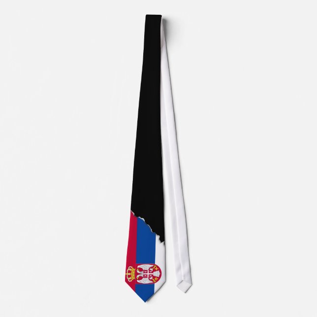 Serbia Flag Tie (Front)