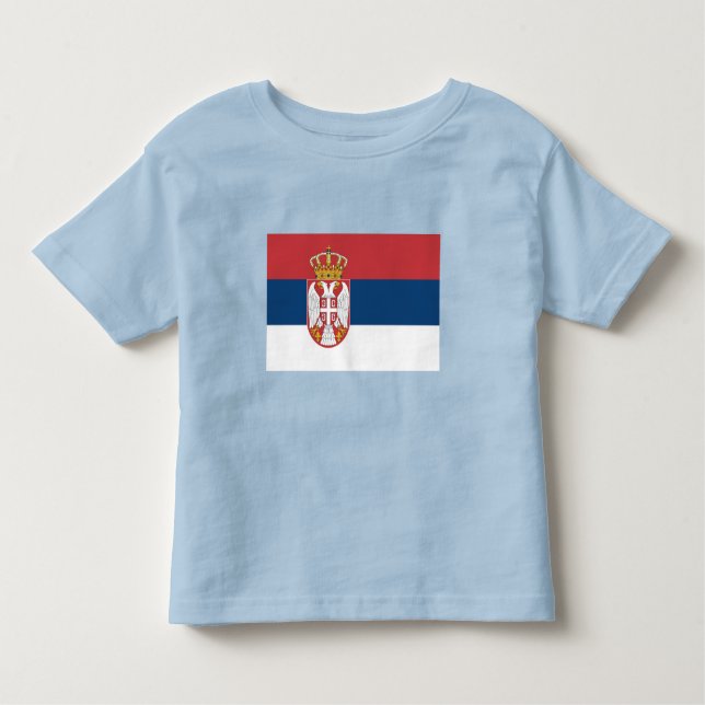 Serbia Flag Toddler T-Shirt (Front)