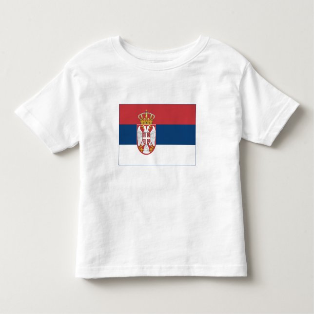Serbia Flag Toddler T-Shirt (Front)